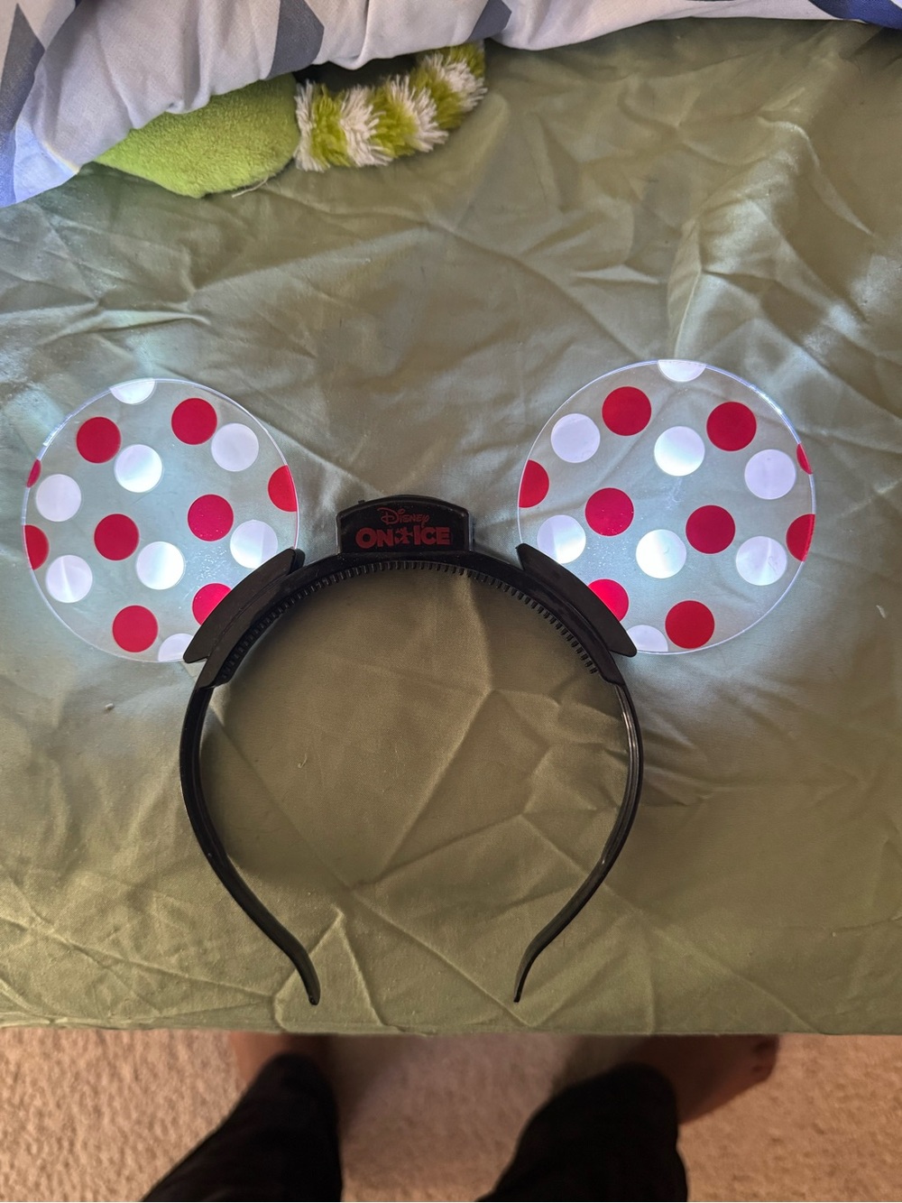 Disney Light-Up Polka Dot Mouse Ears Headband - Red & White